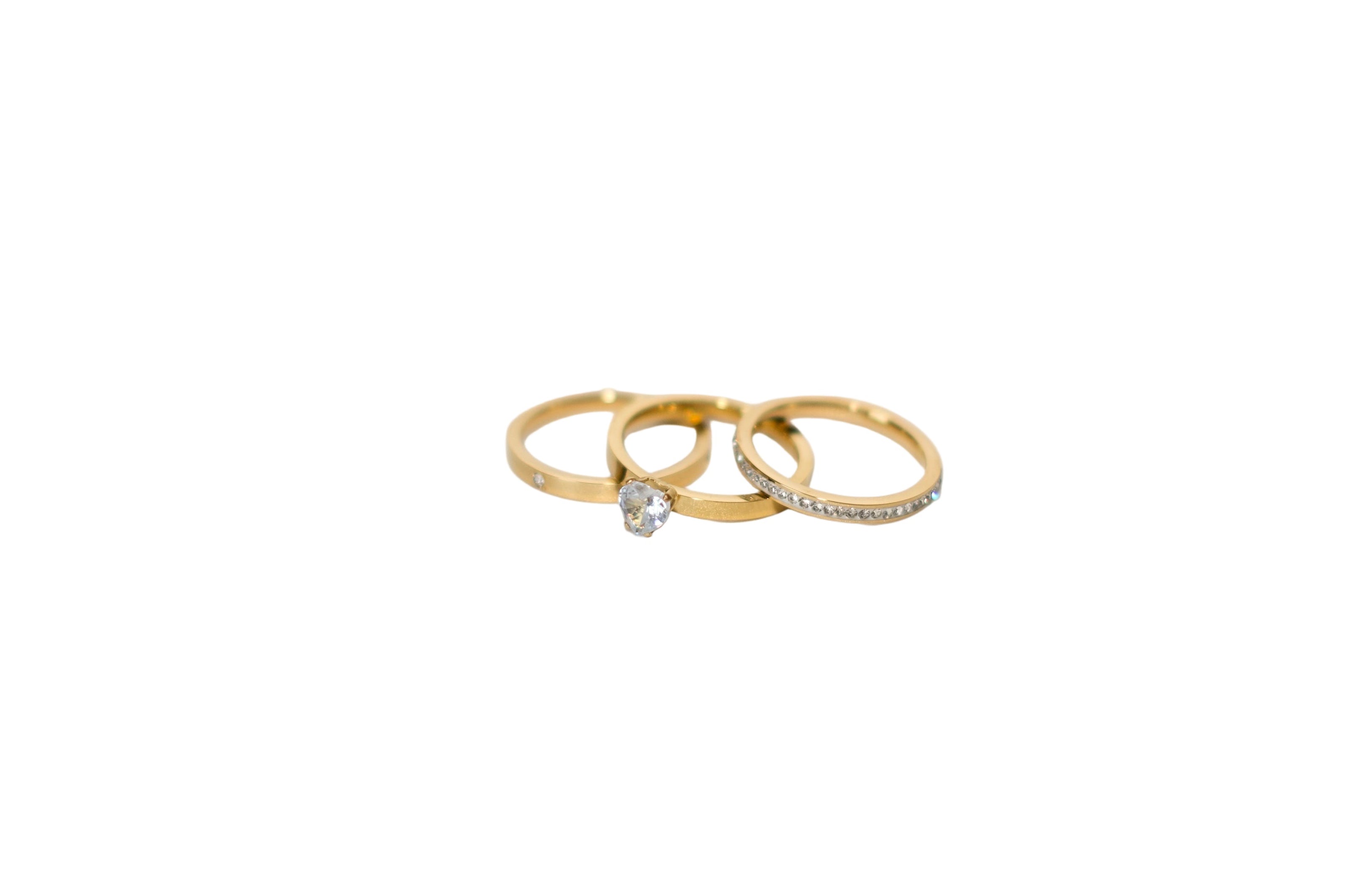 Heart Triple Ring