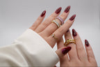 Cube Stones Rose Ring