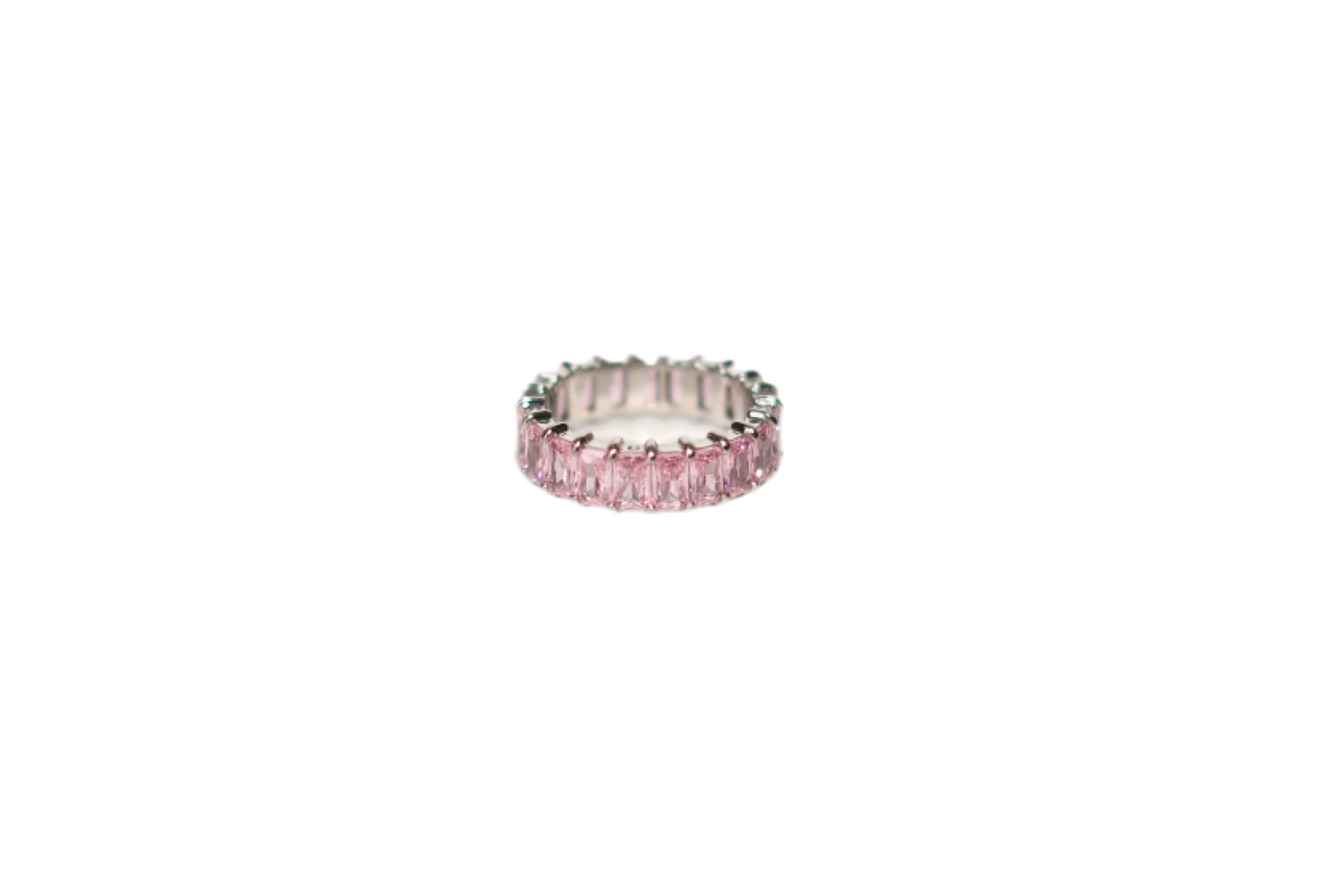 Cube Stones Rose Ring