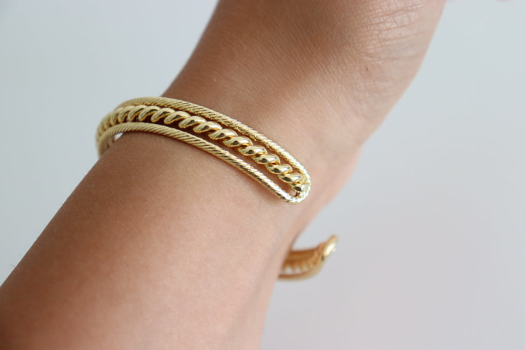 Golden Fine Armreifen