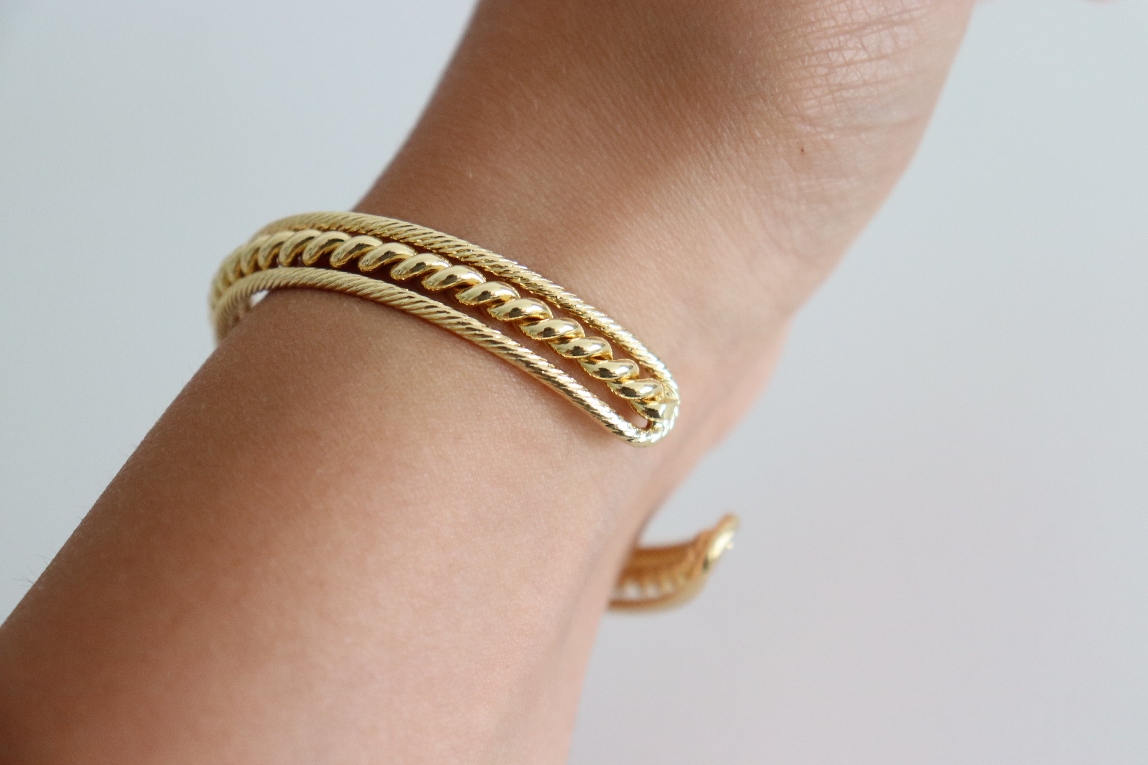 Golden Fine Armreifen