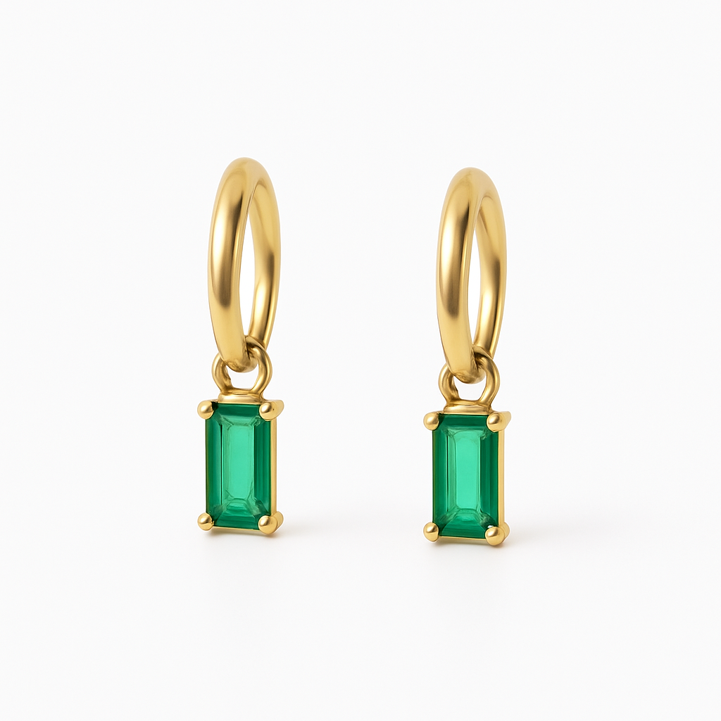 Green Stone Ohrringe