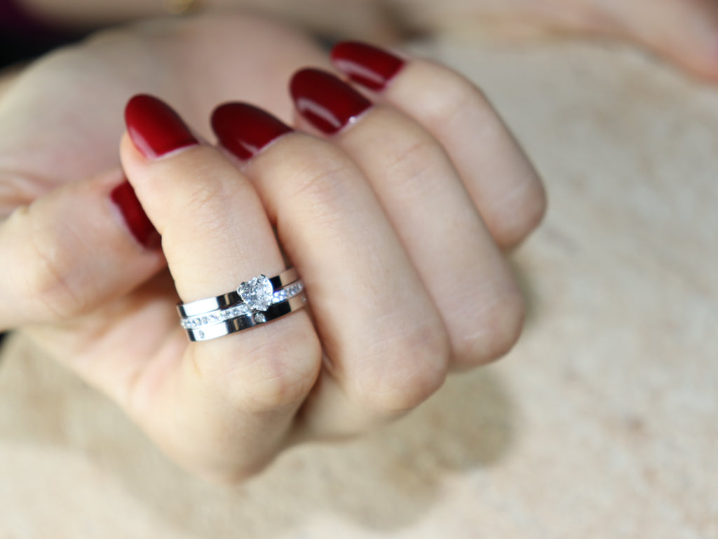 Heart Triple Ring